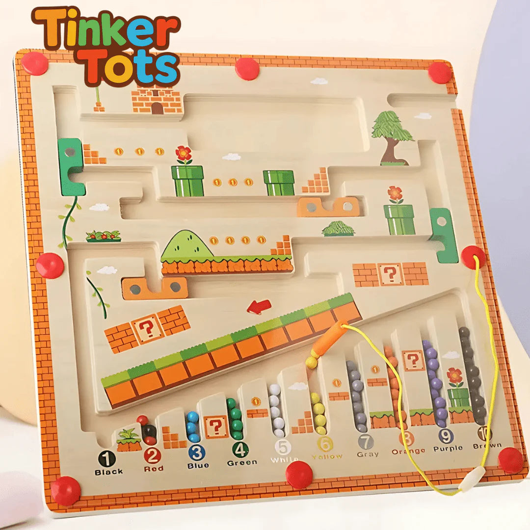 Montessori Magnetic Maze – 3 Smart Worlds of Hands-On Learning