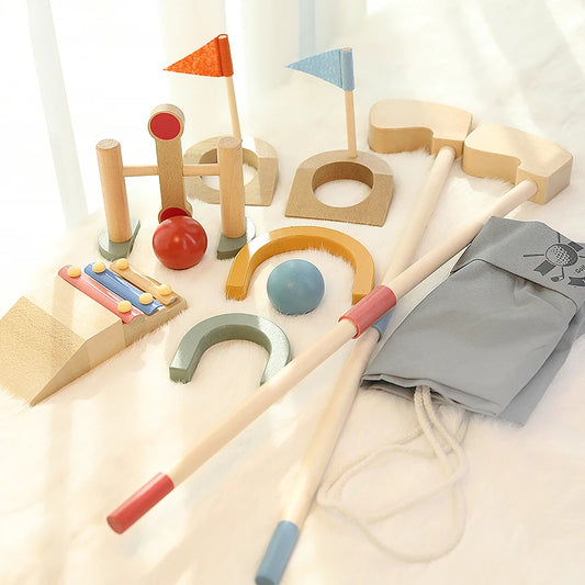 Kiddowise™ Wooden Golf Toy Set