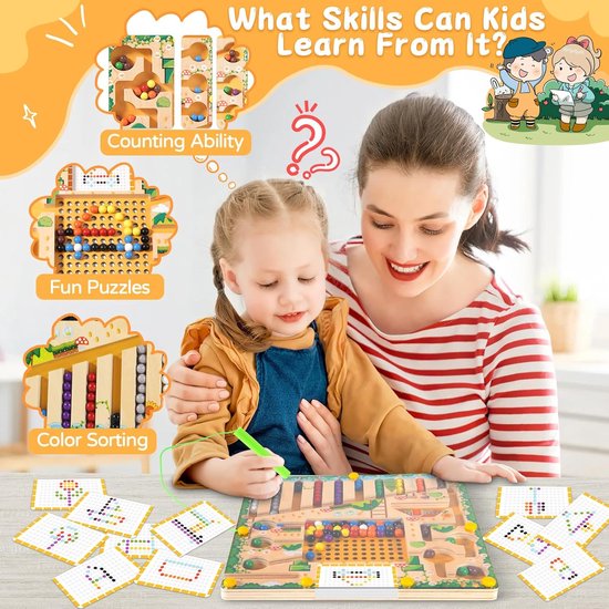 Kiddowise™ Magnetic Maze Board