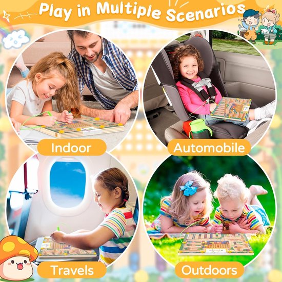 Kiddowise™ Magnetic Maze Board