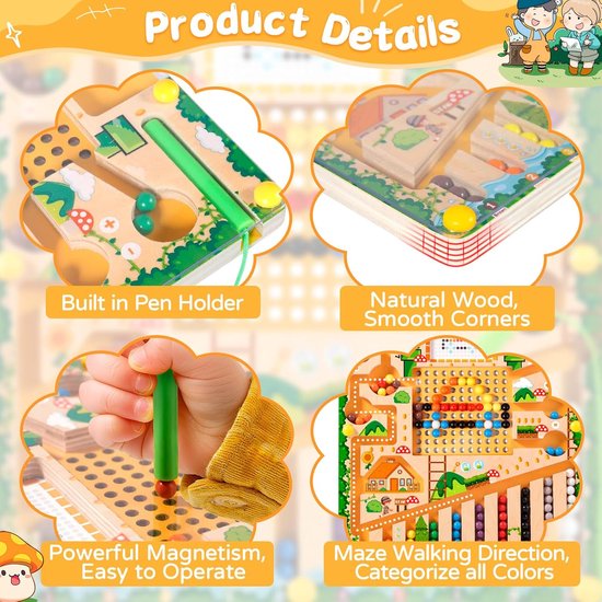 Kiddowise™ Magnetic Maze Board