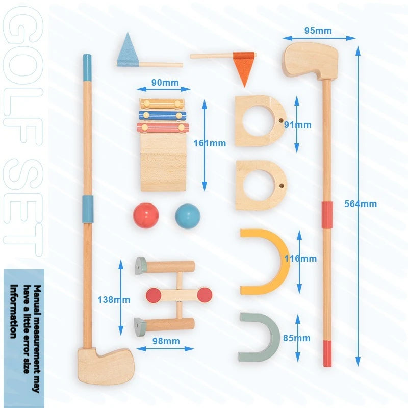 Kiddowise™ Wooden Golf Toy Set