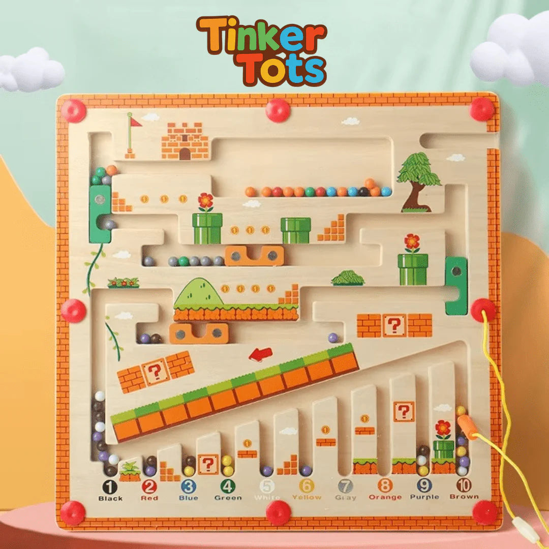 Montessori Magnetic Maze – 3 Smart Worlds of Hands-On Learning